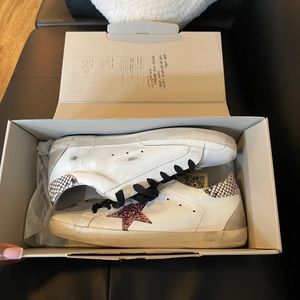 Golden goose only worn twice.